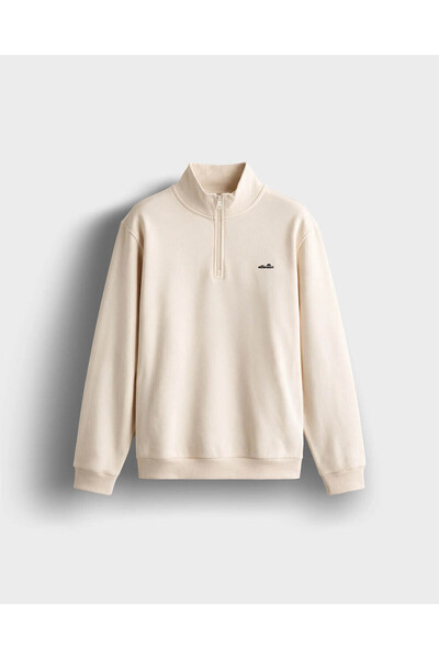 Ellesse Ανδρικό φούτερ μπεζ με φερμουάρ 6WM1010