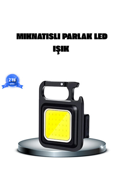 ARNEER Led Mini Anahtarlık Fener – 1000 Lümen Güçlü Işık Ve Usb Type-C Şarjlı