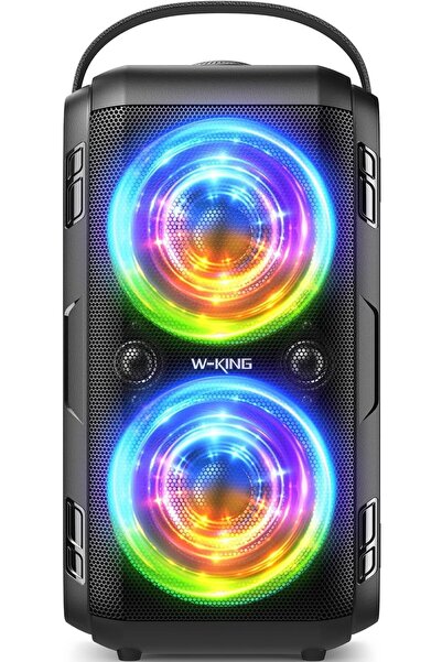 Bluetooth hoparlör, 80W taşınabilir kablosuz hoparlör kutusu müzik kutusu, güçlü bas, güçlü 105db se