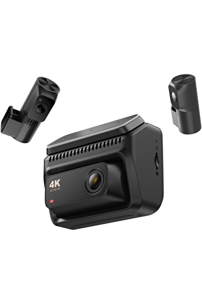 TAKYAKIŞTIR Z60T Araç Kamerası 4K+2K+1080P 4G Gps Gece Görüş Park Modu Wifi Dashcam