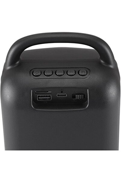 DY HT-983 Taşınabilir Bluetooth Hoparlör 2×3” Hoparlör 6W Rgb Tws Destekli Extra Bass TF Card Usb Müzik