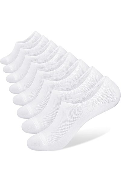 GENERAL SIXDAYSOX No Show Socks for Men 8 pack Cotton Thin Low Cut Non Slip f...