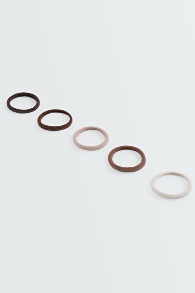 Oysho 5 ربطات شعر ناعمة