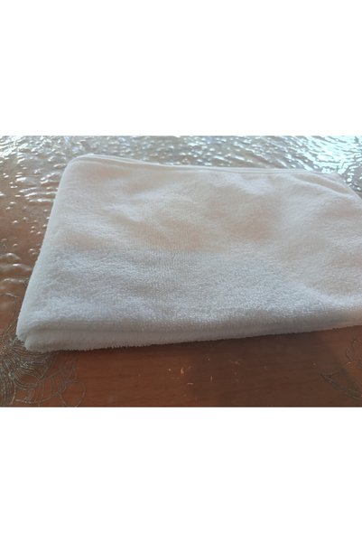 Genel Markalar Beyaz kadife banyo havlusu 90*180 1 adet