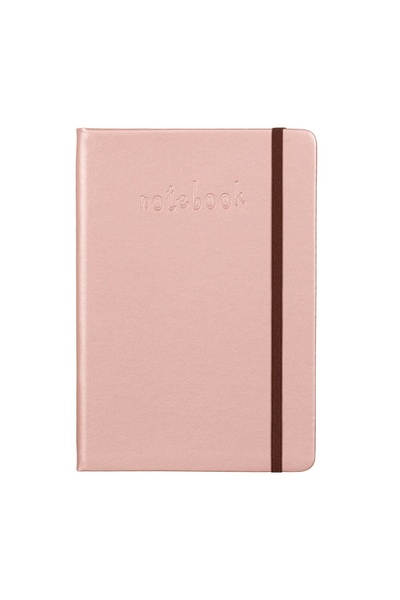 OEM Carnetel Notite A5 Roz Auriu Notebook cu Elastic - 100 file, notite zilni...