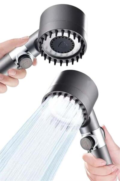 ucuzteknom New Generation Shower Head Stainless Steel Massage Effect Ergonomi...