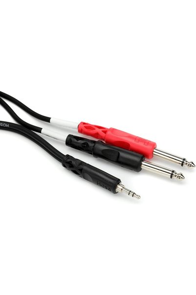 StepCo 3.5 mm. TRS (M) - Dual 1/4 inç TS (M) Stereo Breakout Kablo 90 cm (CMP-153)