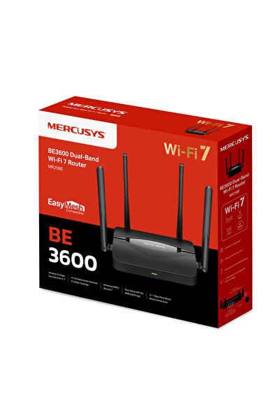 Mercusys MR25BE Wıfı7 BE3600 Dual Band Router