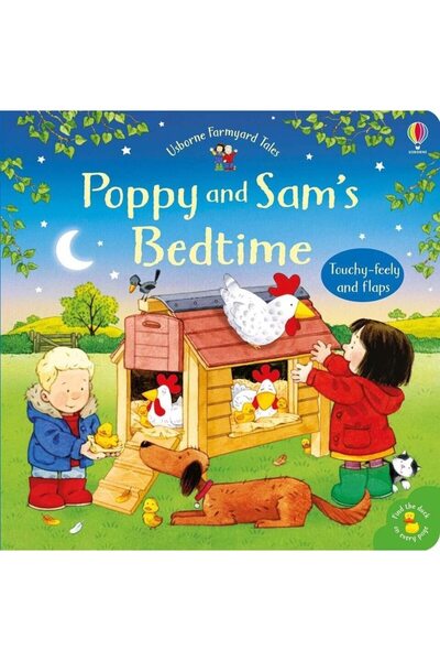 Usborne Publishing Детска книжка с приказки, сензорна и с капаци, твърди кори...