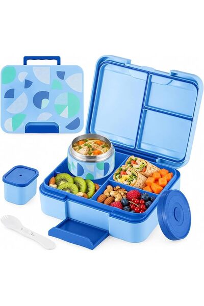 GENERAL Bento Lunch Box 2150ML for Kids & Adults, with Portable handle, Food ...