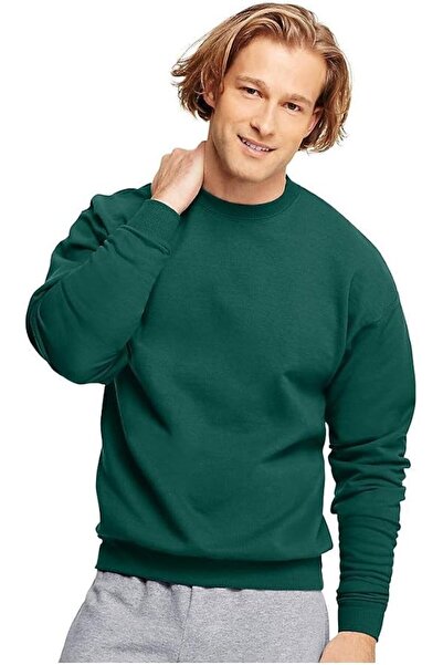 HANES Men's Ecosmart Fleece Sweatshirt, Cotton-blend Pullover, Crewneck Sweat...