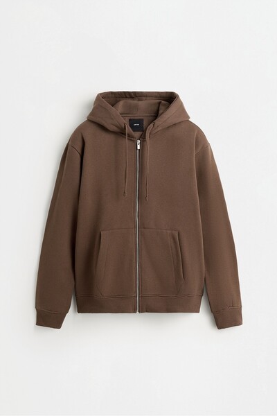LEFTIES ERKEK Temel fermuarlı sweatshirt