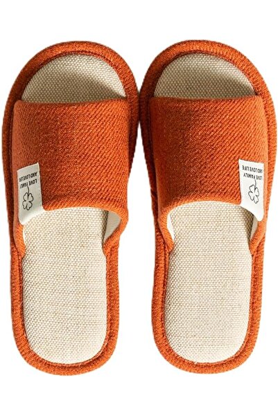 AioTio Breathable Linen Slippers for Women and Men, Anti-Slip Indoor Floor Sl...