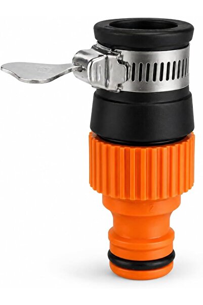 DY Faucet End Hose Attachment Clamp-On Faucet Adapter Universally Compatible ...