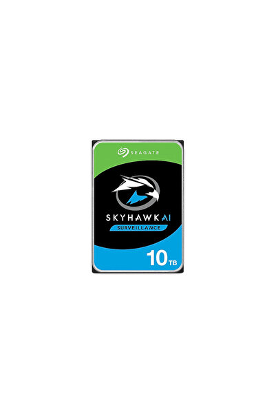Seagate SKYHAWK AI, ST10000VE001, 3.5", 10TB, 256Mb, 7200Rpm, Güvenlik, HDD