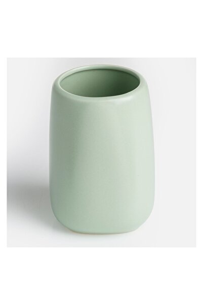 OEM Suport Ceramic Verde Menta pentru Periute de Dinti 7x7x10,5cm, organizare...