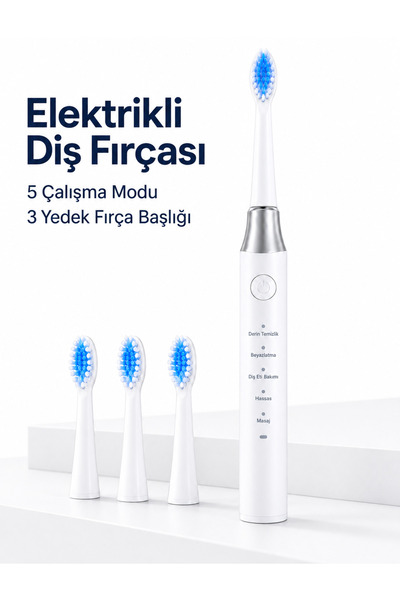Asinya Elektrikli Diş Fırçası 3 Yedek Başlıklı - Lisinya