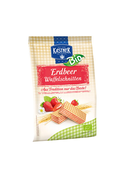 Kastner Organic Wafers with Strawberries 175 g