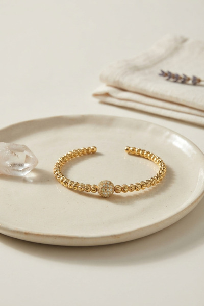 Lisinya Gold Color Dorika Model Zircon Stone Women's Bracelet -