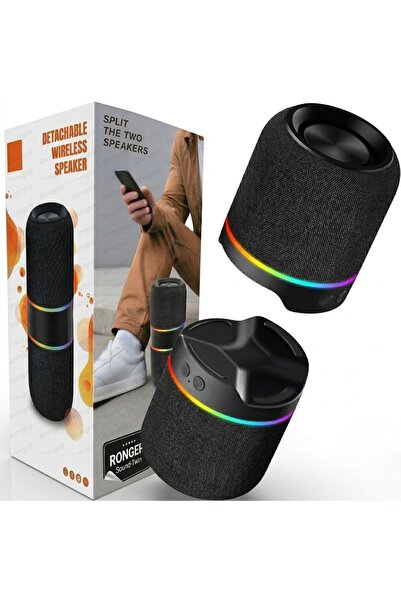 Taşınabilir Bluetooth Hoparlör Sound-Twin 10W TWS Stereo [Manyetik Özellikli] İki Parçaya Ayrılabile