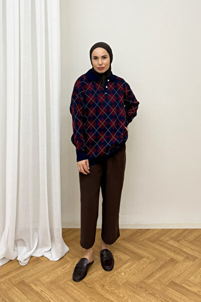 Melike Tatar Patterned Knitwear Sweater 87-25790