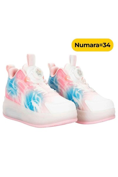 StepCo Sports Işıklı Patenli Kız Spor Ayakkabı 34 Numara