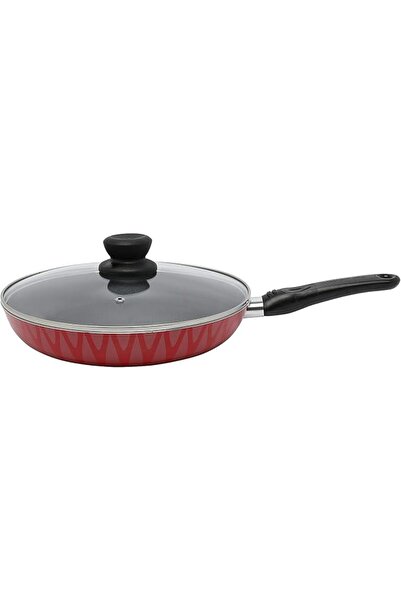 GENERAL Trust Pro Non-Stick Hangable Aluminum Frying Pan 22cm Red and Black