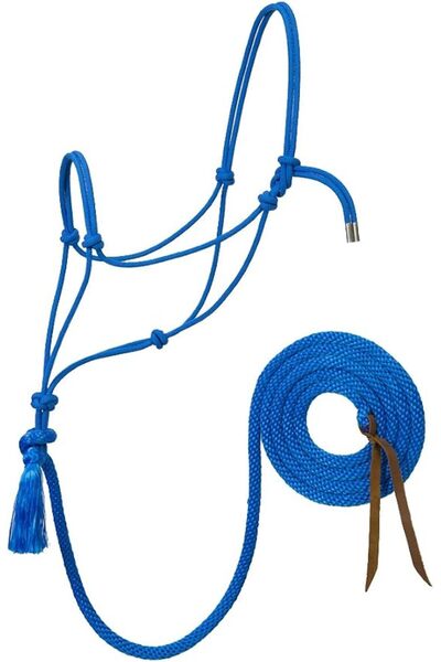 Weaver Leather سيلفرتيب # حبل ربط للخيول بطول 95 قدمًا مع سلك توجيه بطول 12 ق...