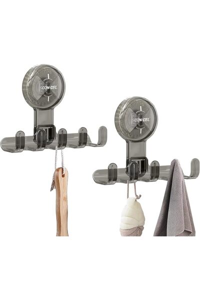 Yelajoy Suction Cup Hooks, Shower Razor Holder, Bathroom Accessories - Strong...