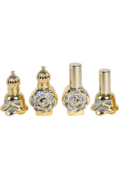 CHSEEO 5 Pcs Essential Oil Roller Bottles, 12ml/0.4oz Vintage Ball Shape Bott...