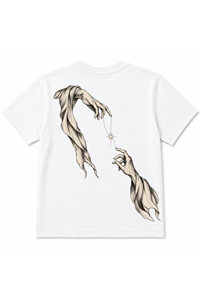 Rabona Fashion Tricou pentru copii cu grafică: Fir de lumină, Mâini și Conexiune