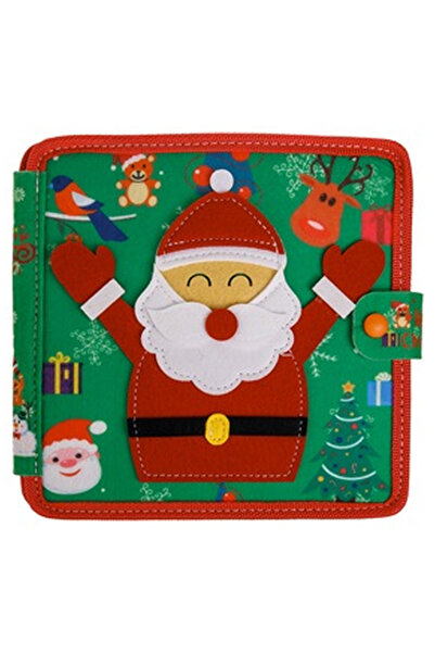 OEM Carte cu Activitati din Fetru Quiet Book Mos Craciun