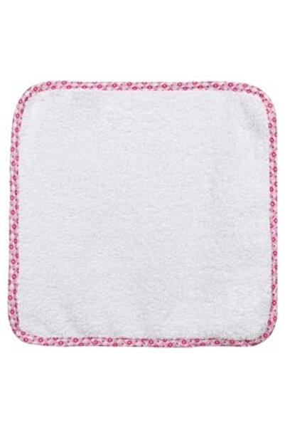 OEM Prosopel din Bumbac Roz cu Flori pentru Copii 30x30cm