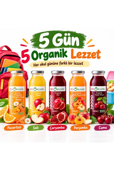 Benorganic Lezzet paketi 250 Ml x 5