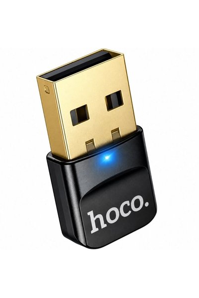 Hoco Ασύρματος προσαρμογέας USB-A Bluetooth v6.0 με δυνατότητα σύνδεσης για έ...