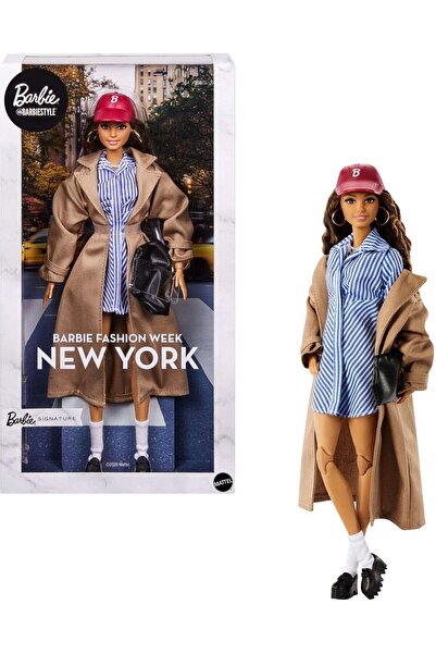 mattel Μπάρμπι: Μόδα - Κούκλα Νέας Εβδομάδας Μόδας Νέα Υόρκη (JJX32)