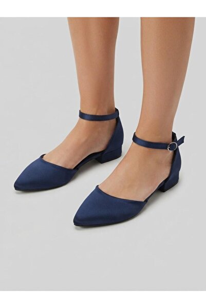Şah collection Pantofi de seară balerină bleumarin pentru logodnă și nuntă