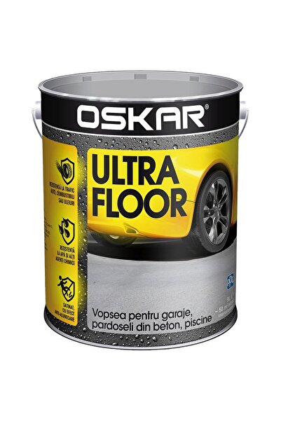 Oskar Paint for garage, concrete floors Ultra Floor, 5L, carbon grey