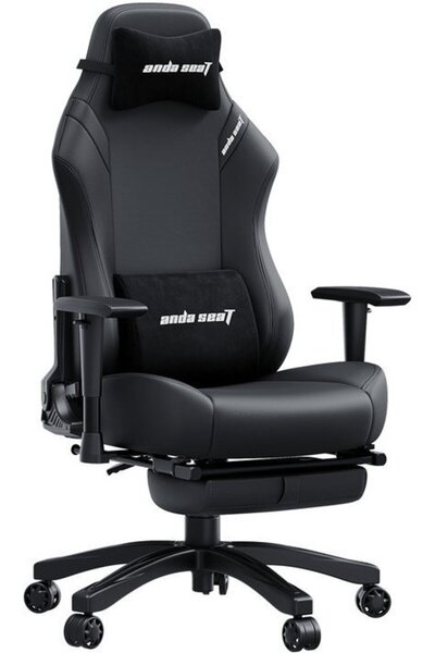ANDASEAT Anda Seat Καρέκλα Gaming Luna Pro Μαύρο με Υποπόδιο - (AD18T-44-B-PV)