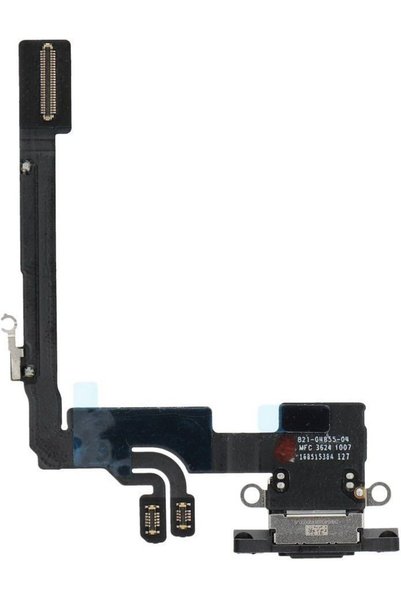OEM Καλωδιοταινία φόρτισης USB για iPhone 16 Pro Μαύρο (αποσυναρμολογημένο)