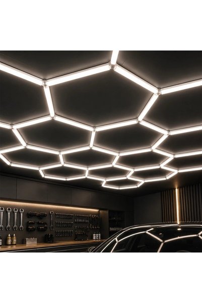 GloboStar® GloboStar Hexon Γραμμικό Επεκτεινόμενο DIY Φωτιστικό Οροφής LED 6W...