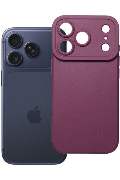 OEM Θήκη για iPhone 17 Pro / 18 Pro Ματ 2.0 Σκούρο Κεράσι