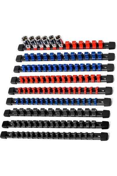 GENERAL Socket Organizer Drive ABS Tools-Socket Holder, Premium Quality 9 Pie...
