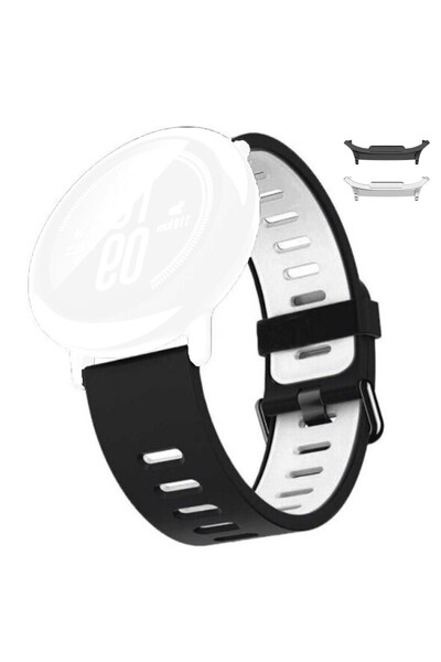 VD VERY DREAM Silicone strap compatible with Samsung Galaxy Watch8 44mm, Blac...