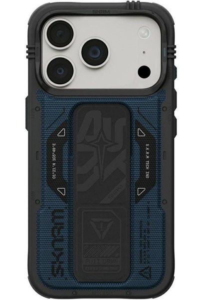 Skinarma Θήκη Phantom Magsafe + Grip Stand Για Iphone 18 Pro / 17 Pro Μπλε - ...