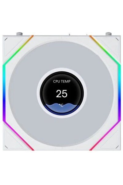 Lian Li Ανεμιστήρας 120mm - Uni Fan Tl Lcd Flex - Λευκό - (12TLLCD1F1W)