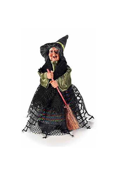 Decorer Figurină Vrăjitoare de Halloween Befana cm 9x8x18 H