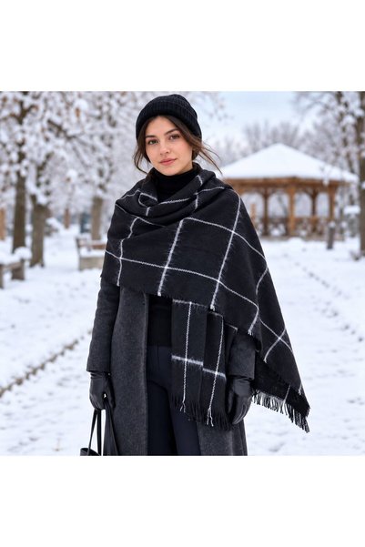 EMKSHOP Puffy Shoulder Shawl