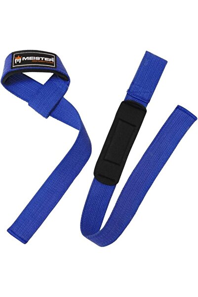 Meister Neoprene-Padded No-Slip Weight Lifting Straps for Grip (Pair)