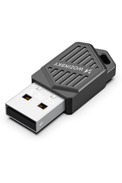 WOZINSKY Προσαρμογέας Wi-Fi 6 USB Διπλής Ζώνης με Bluetooth 5.4 - Μαύρο